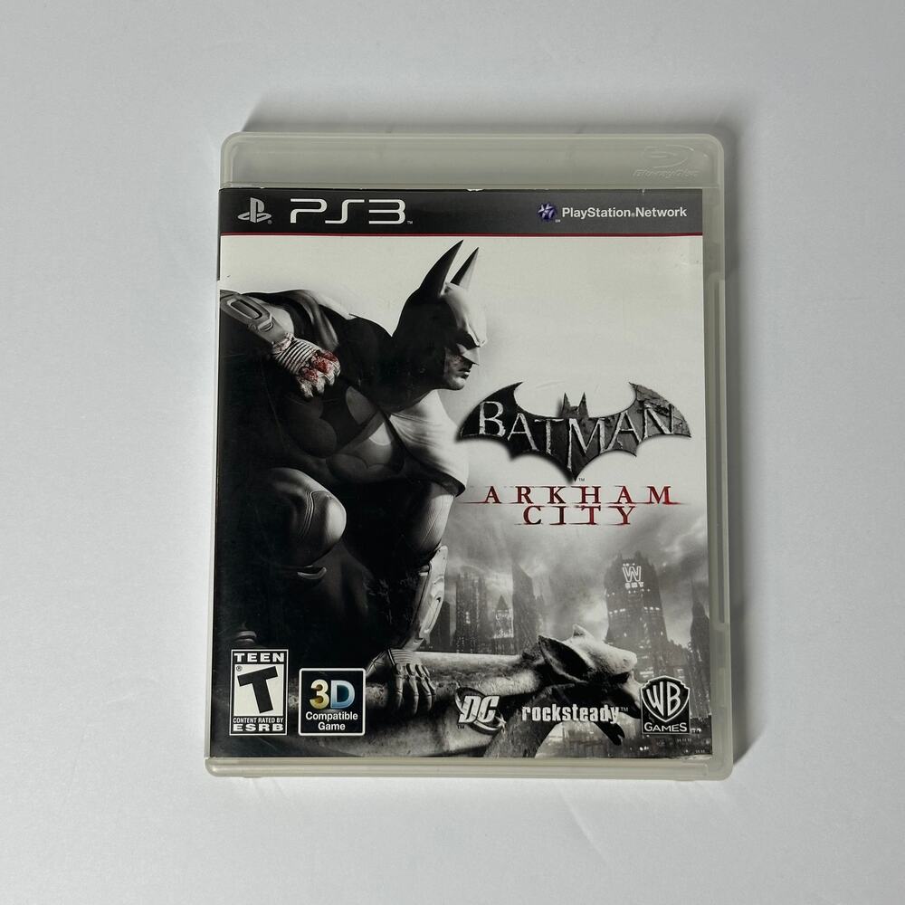 Batman Arkham City PS3 PlayStation 3 - Complete CIB - Clean